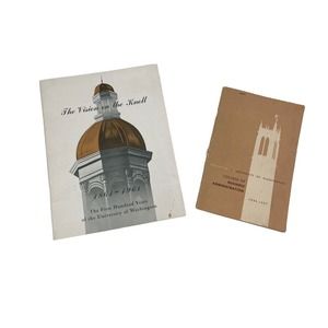 Vintage UW University Of Washington Vision on the Knoll Business Admin Brochures